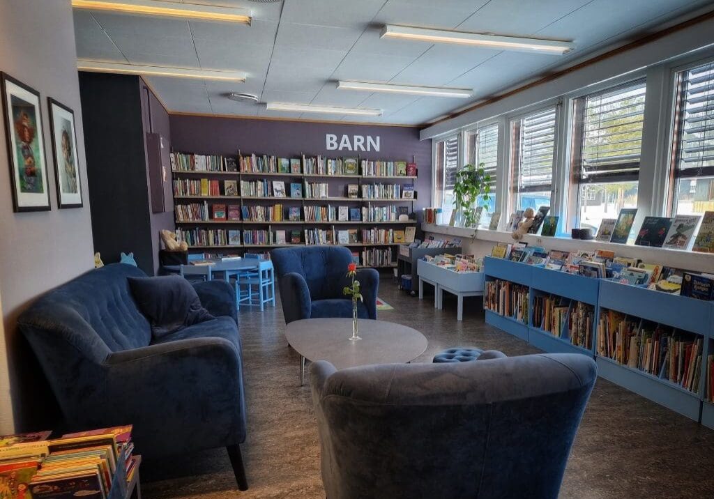 Skjåk folkebibliotek Bilete frå barneavdelinga ved Skjåk folkebibliotek