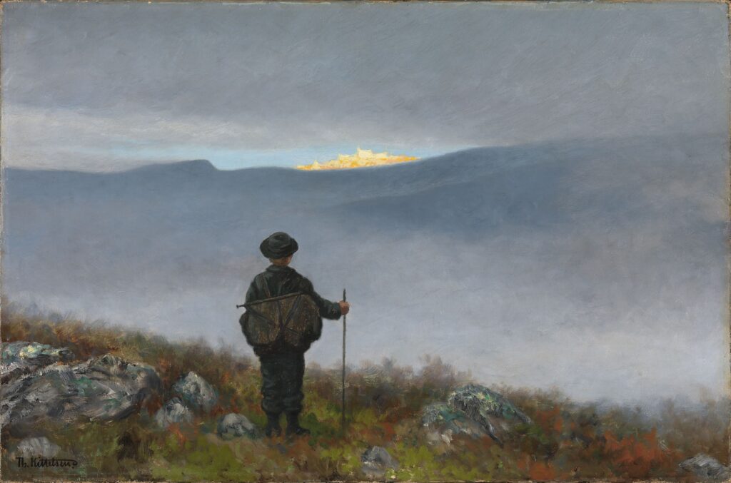 Soria Moria slott av Theodor Kittelsen