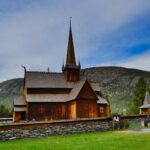 Fotografi av Lom stavkyrkje